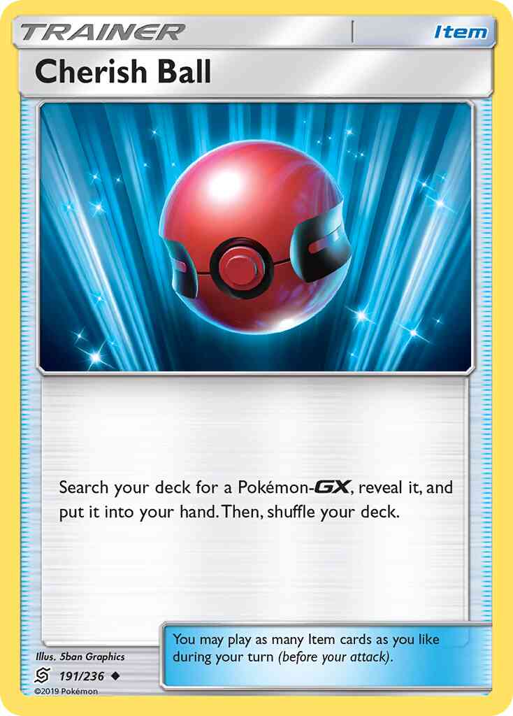 Cherish Ball - 191/236 - Uncommon [sm11-191] [Reverse Holo]