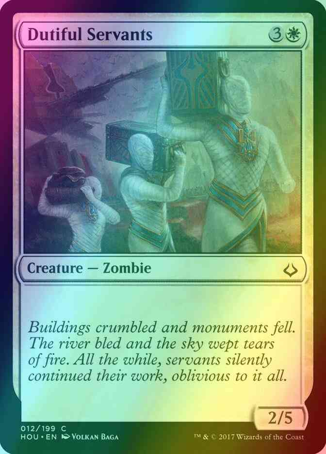 Dutiful Servants [12] [Hour of Devastation] [Foil]