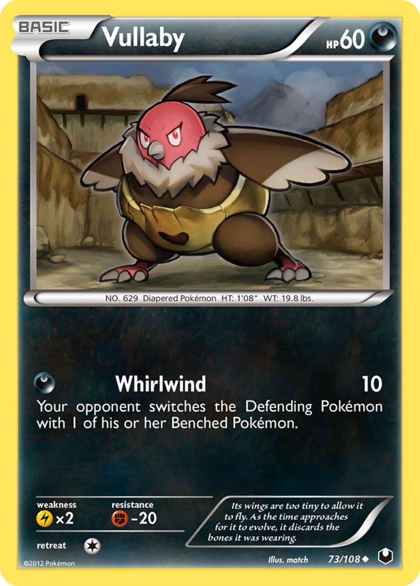 Vullaby - 73/108 - Uncommon [bw5-73] [Reverse Holo]