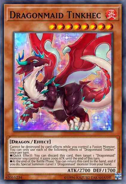Dragonmaid Tinkhec - MYFI-EN019 - Super Rare - 1st Edition
