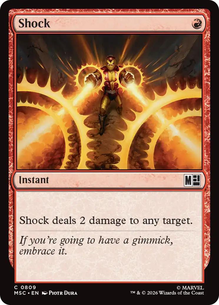 Shock [809] [Jumpstart] [Marvel Super Heroes: Commander] [Non-Foil]