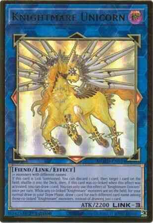 Knightmare Unicorn - MGED-EN034 - Premium Gold Rare - 1st Edition
