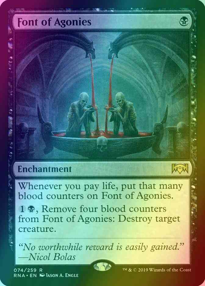 Font of Agonies [74] [Ravnica Allegiance] [Foil]