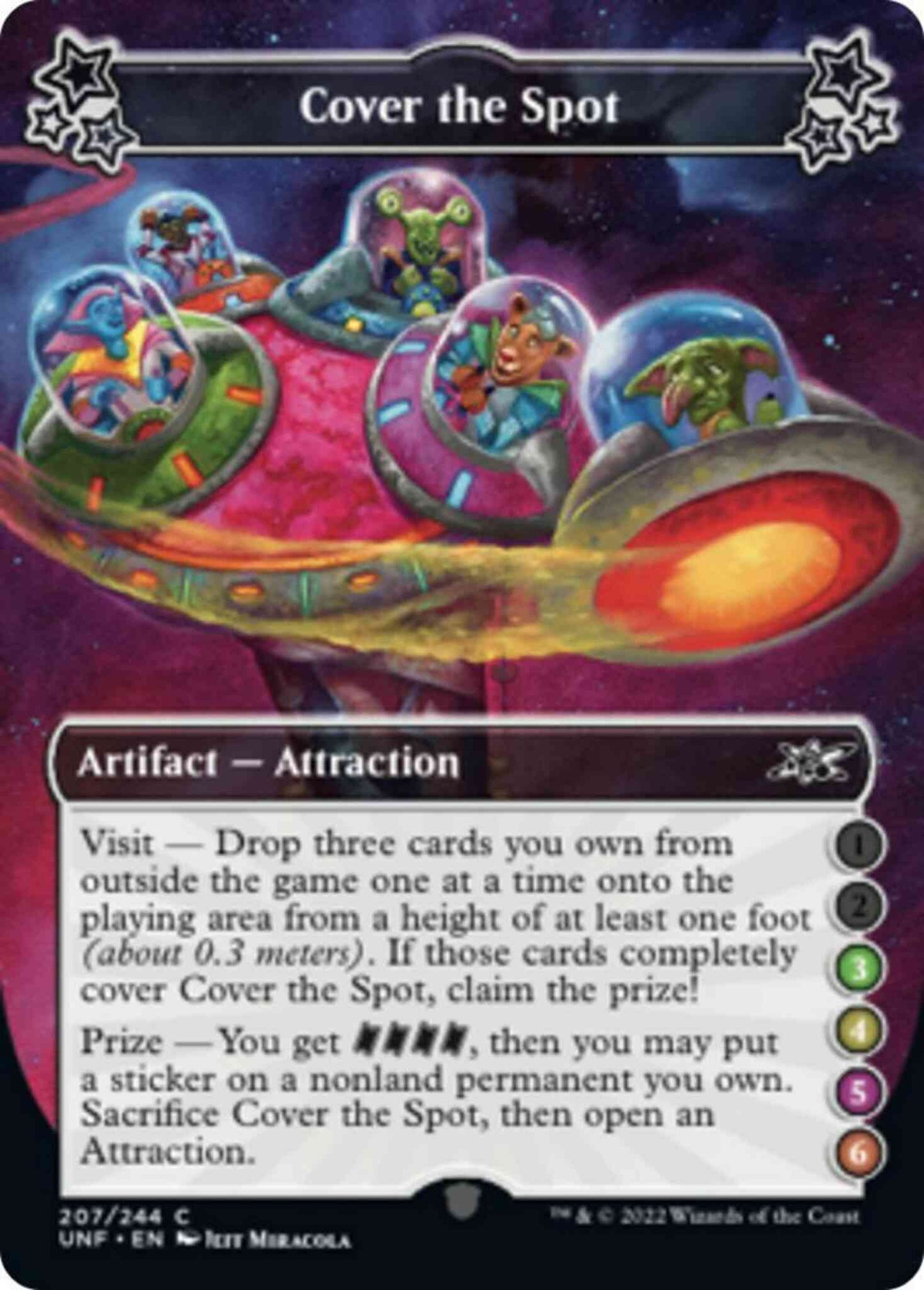 Cover the Spot (3/4/5/6) [207d] [Borderless] [Unfinity] [Non-Foil]