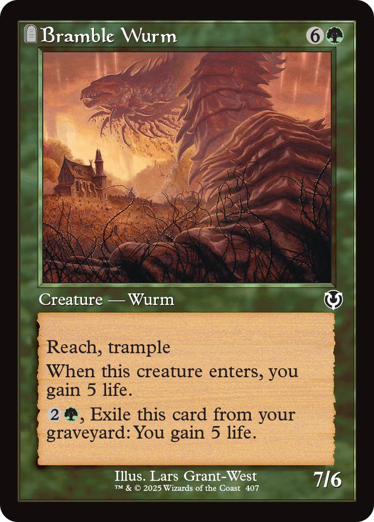 Bramble Wurm [407] [Retro Frame] [Innistrad Remastered] [Non-Foil]