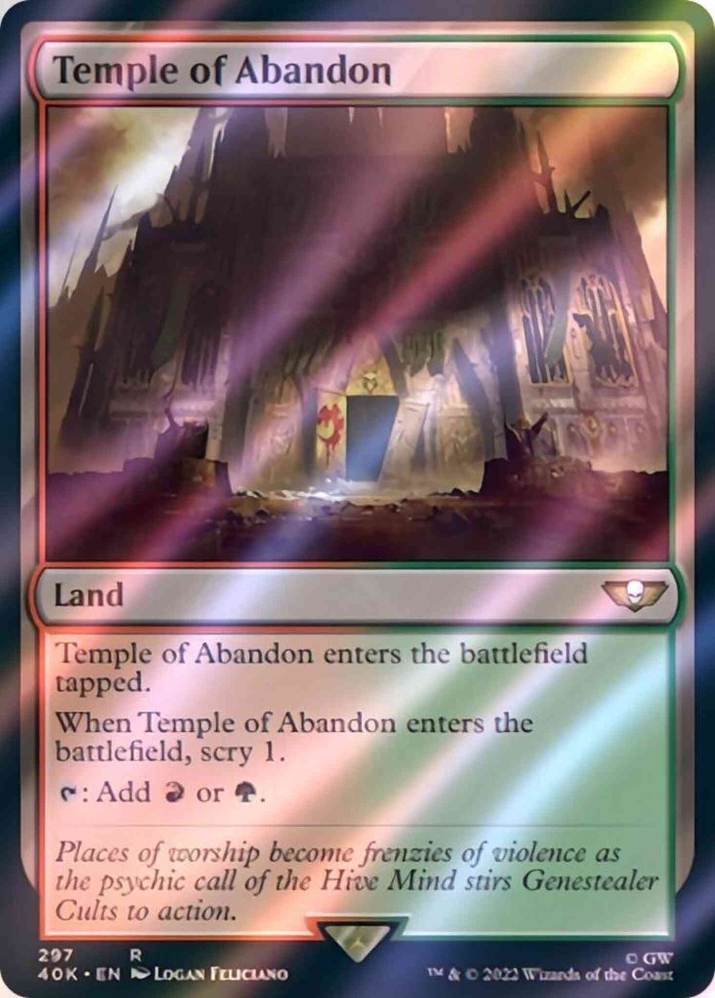 Temple of Abandon [297] [Universes Beyond: Warhammer 40,000] [Surge Foil]
