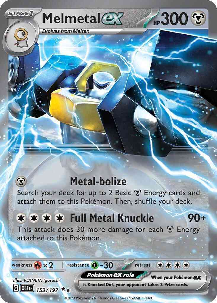 Melmetal ex - 153/197 - Double Rare [sv03-153] [Ultra]