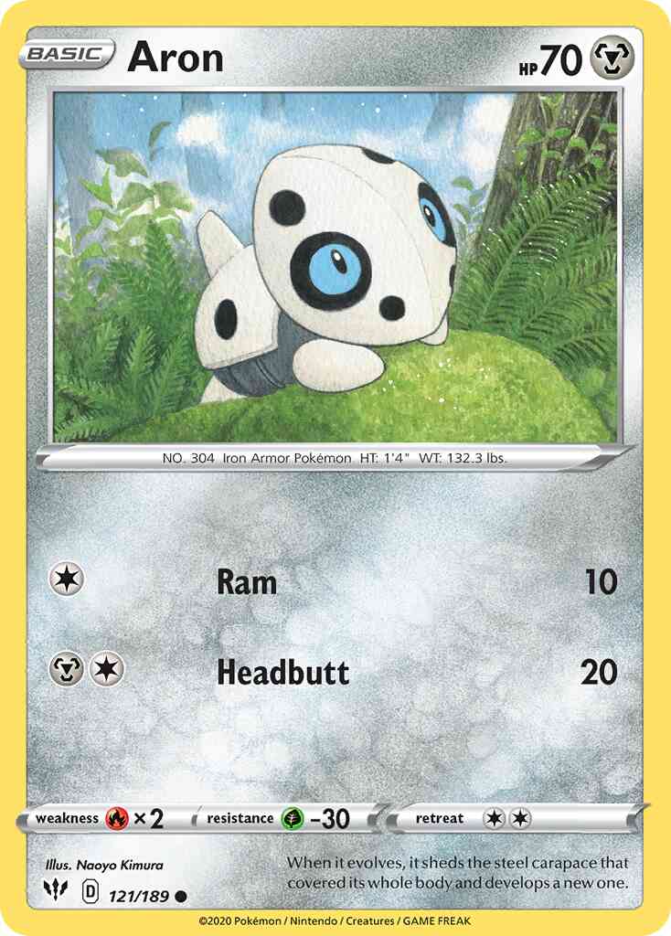 Aron - 121/189 - Common [swsh3-121] [Non-Holo]