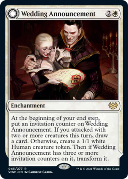 Wedding Announcement // Wedding Festivity [45] [Innistrad: Crimson Vow] [Non-Foil]