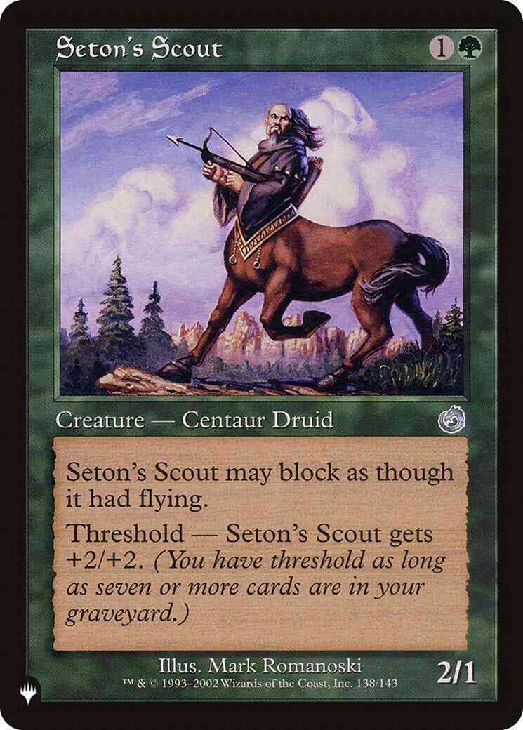 Seton's Scout [TOR-138] [The List] [Non-Foil]