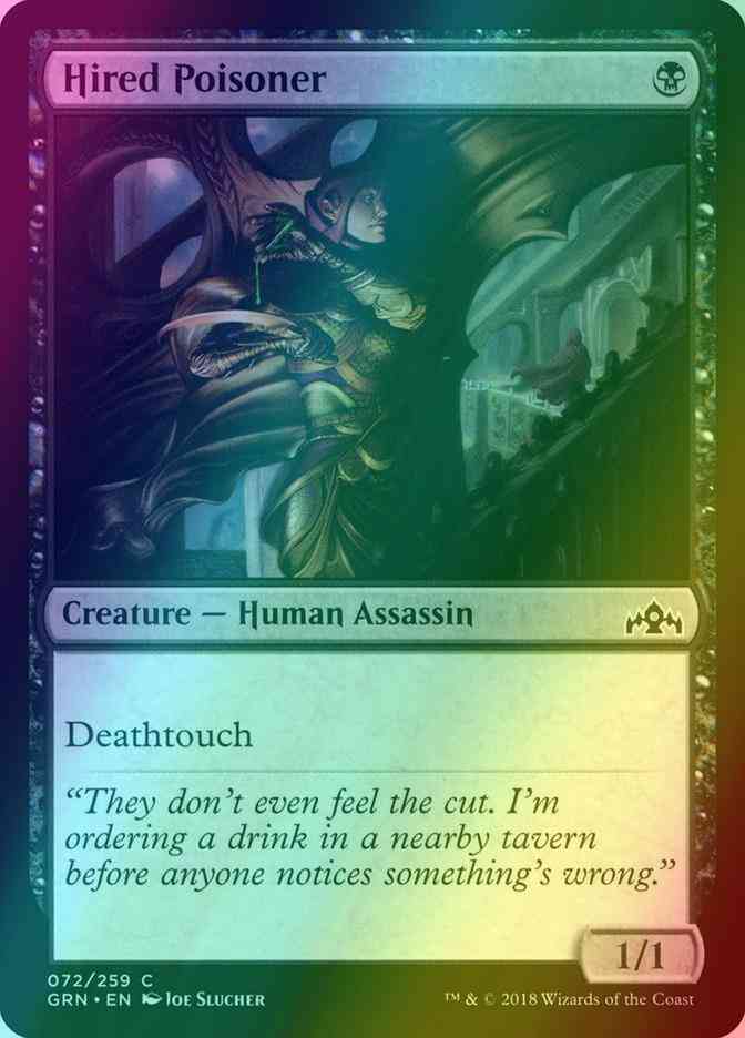 Hired Poisoner [72] [Guilds of Ravnica] [Foil]