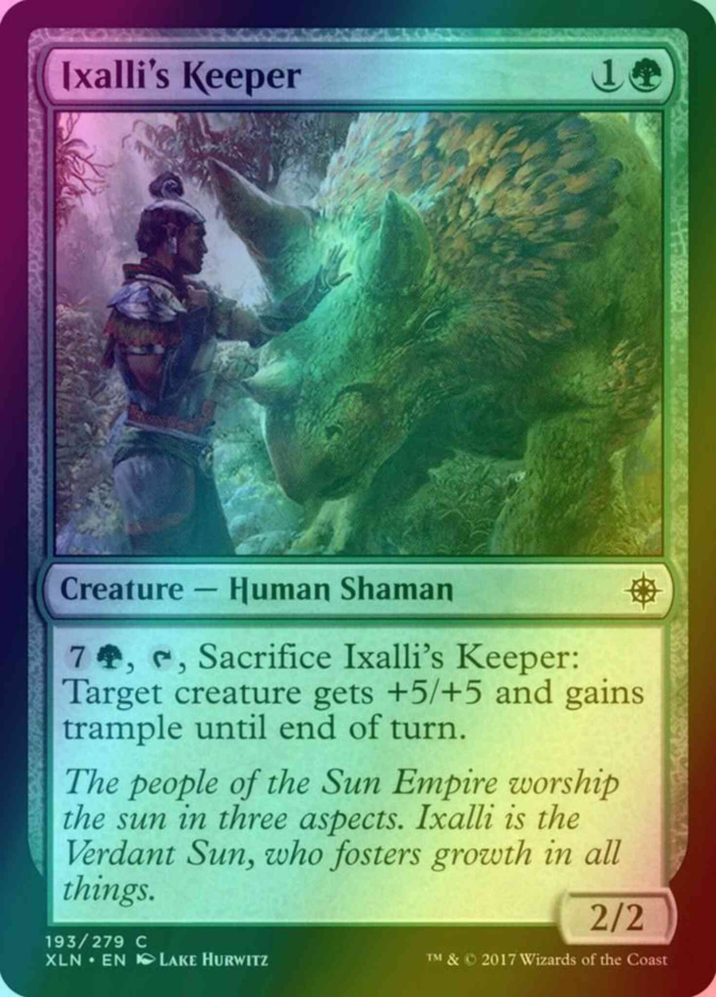 Ixalli's Keeper [193] [Ixalan] [Foil]
