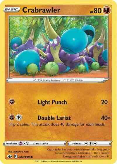 Crabrawler - 084/198 - Common [swsh6-084] [Non-Holo]