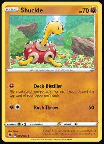 Shuckle - 085/185 - Uncommon [swsh4-085] [Reverse Holo]