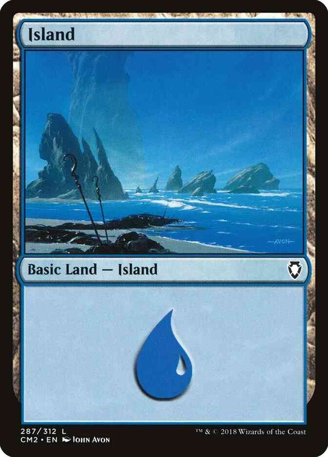 Island [287] [Commander Anthology Volume II] [Non-Foil]