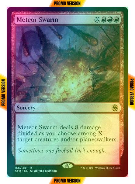Meteor Swarm [155x] [Ampersand] [Adventures in the Forgotten Realms Promos] [Foil]