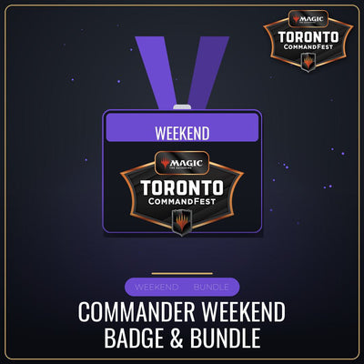 Commander Weekend Badge & Bundle