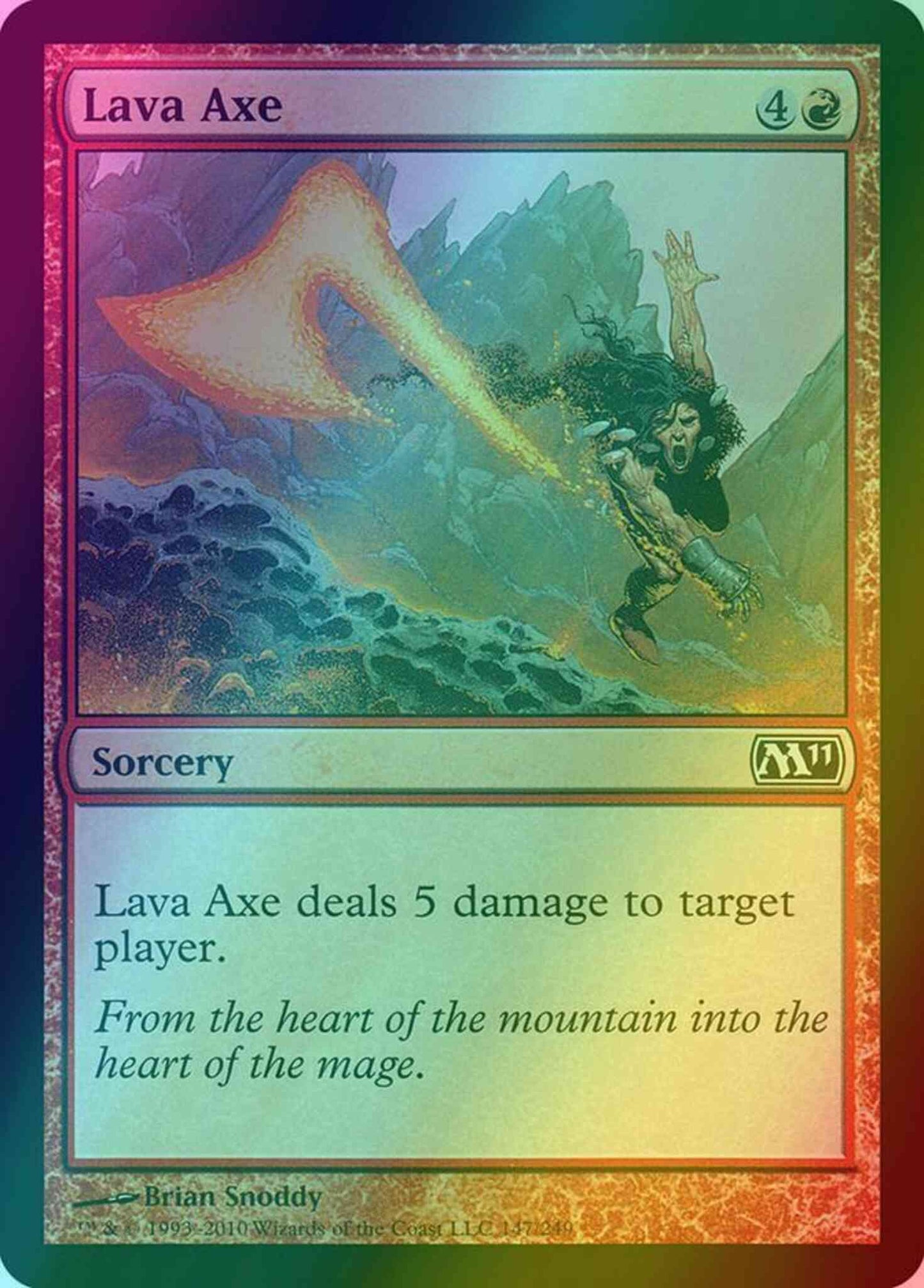 Lava Axe [147] [Magic 2011] [Foil]