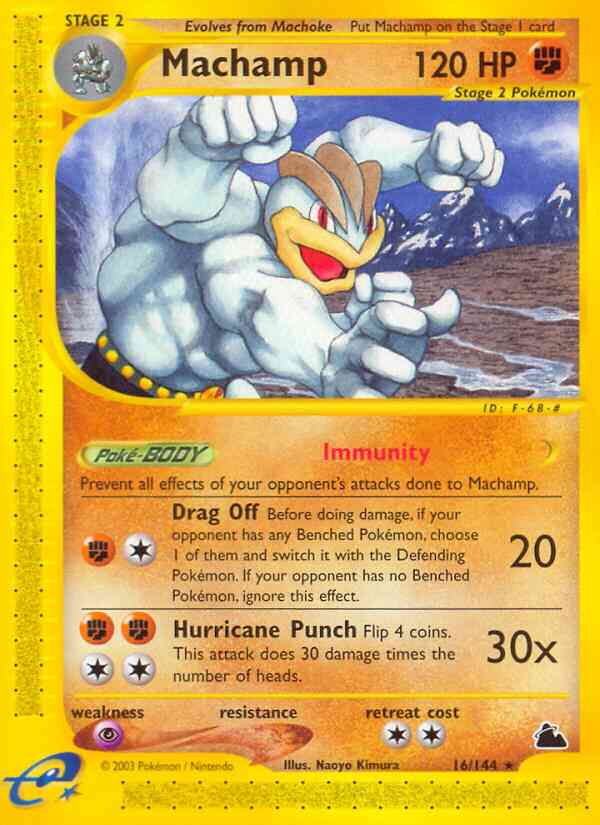 Machamp - 16/144 - Rare [ecard3-16] [Non-Holo]