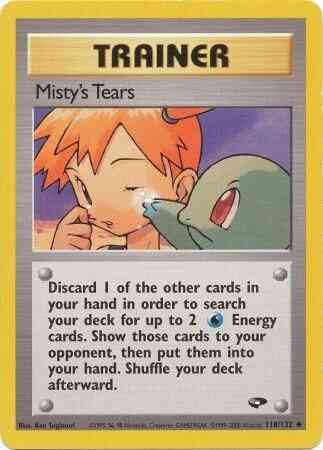 Misty's Tears - 118/132 - Uncommon - Unlimited [gym2U-118] [Non-Holo]