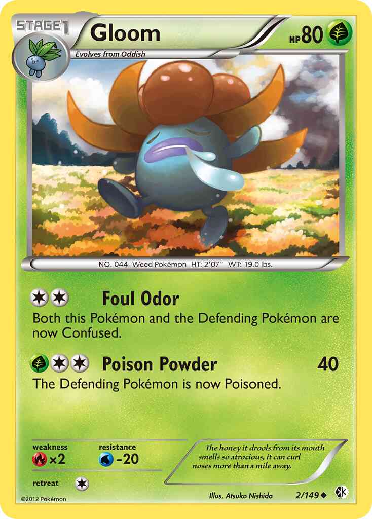 Gloom - 2/149 - Uncommon [bw7-2] [Reverse Holo]