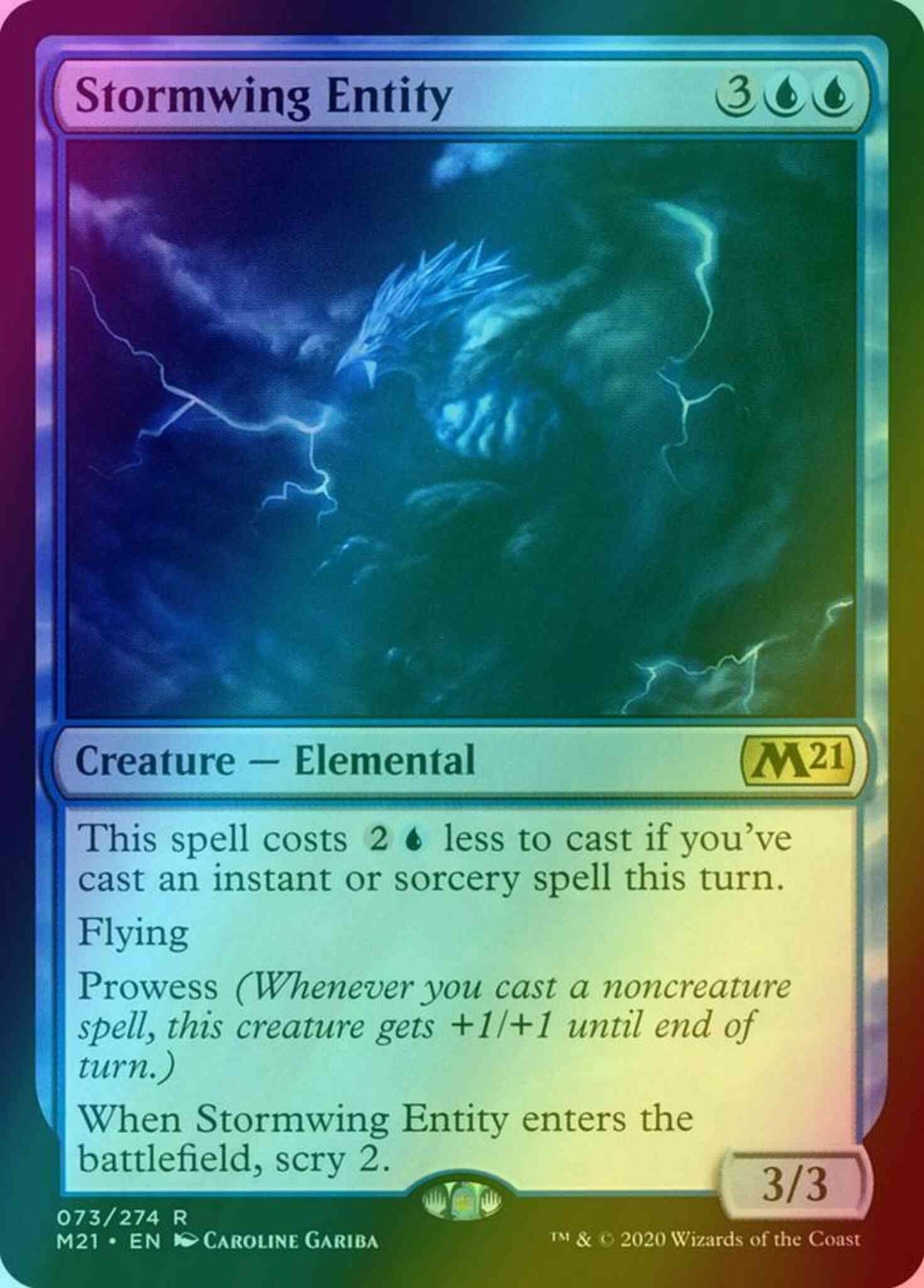 Stormwing Entity [73] [Core Set 2021] [Foil]