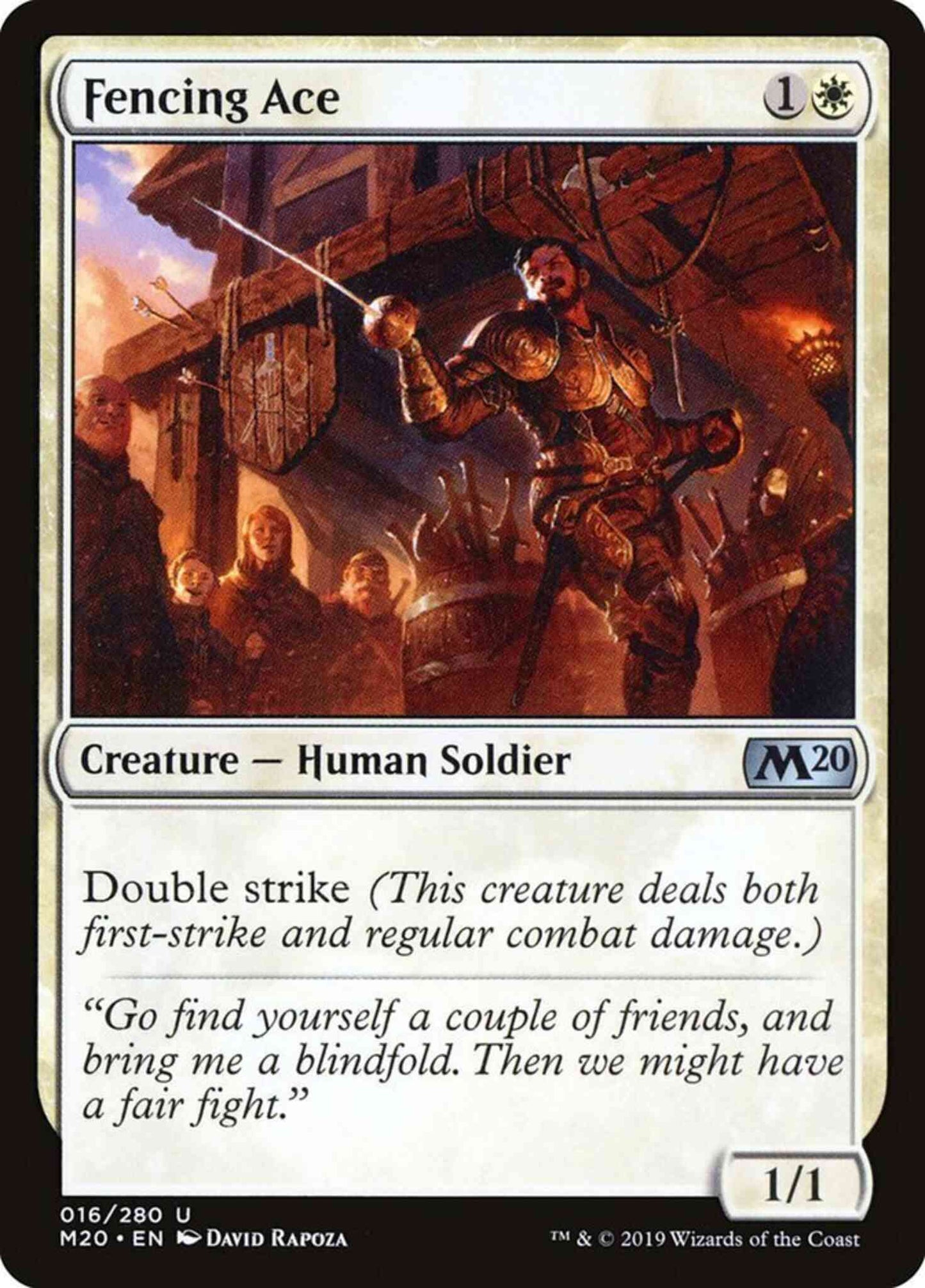 Fencing Ace [16] [Core Set 2020] [Non-Foil]