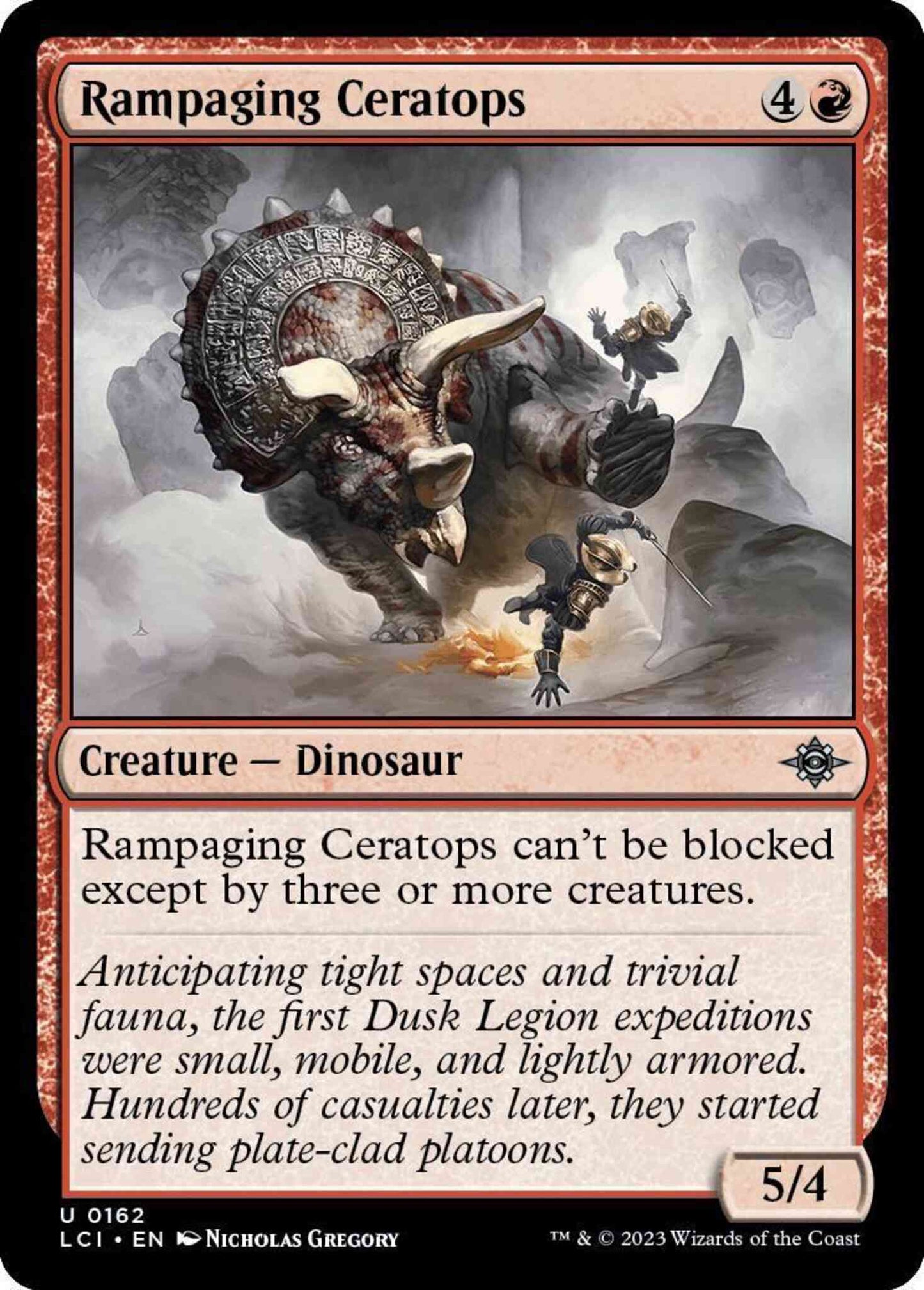 Rampaging Ceratops [162] [The Lost Caverns of Ixalan] [Non-Foil]