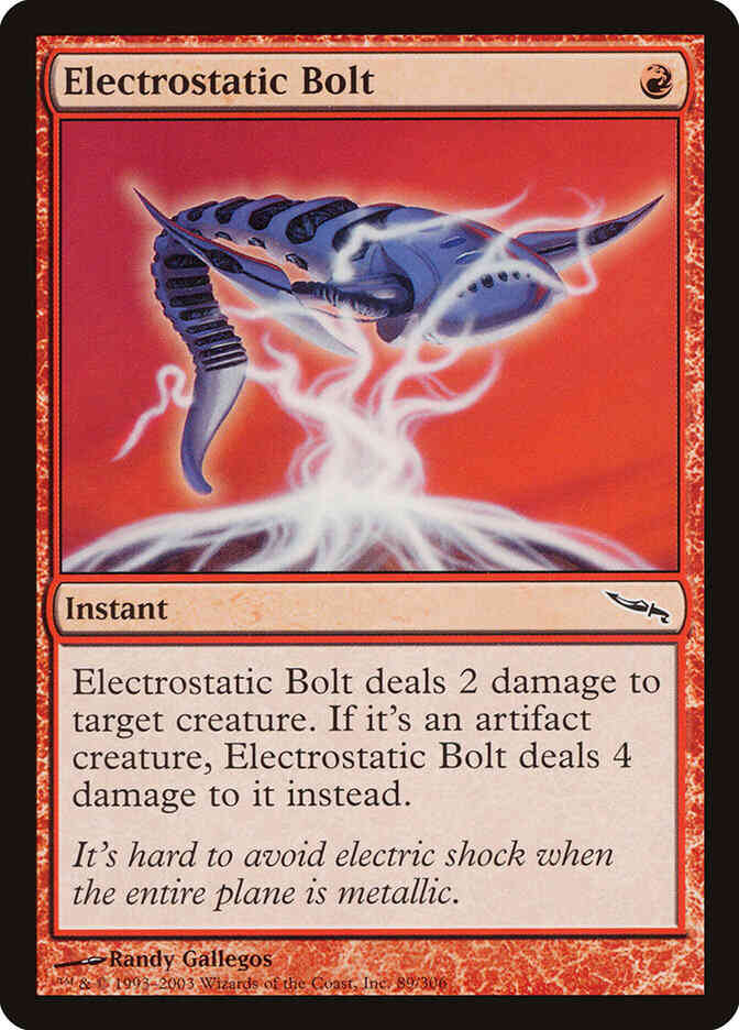 Electrostatic Bolt [89] [Mirrodin] [Non-Foil]
