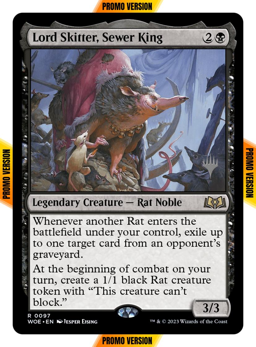 Lord Skitter, Sewer King [97p] [Promo Pack] [Wilds of Eldraine: Promos] [Non-Foil]