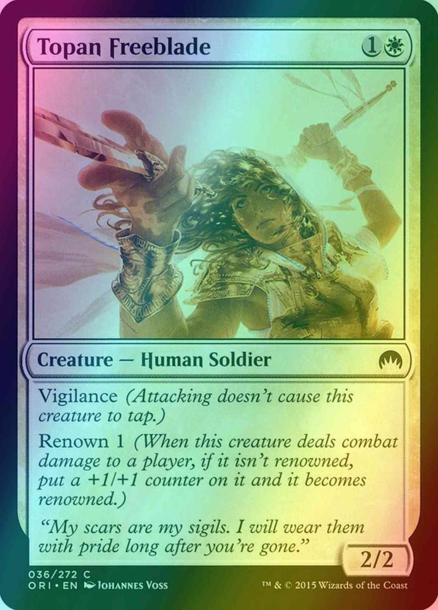 Topan Freeblade [36] [Magic Origins] [Foil]