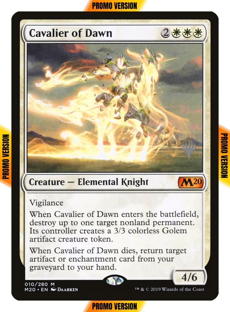 Cavalier of Dawn [10p] [Promo Pack] [Core Set 2020 Promos] [Foil]