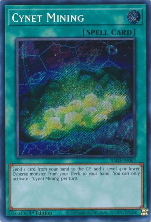 Cynet Mining - RA03-EN067 - Secret Rare - 1st Edition