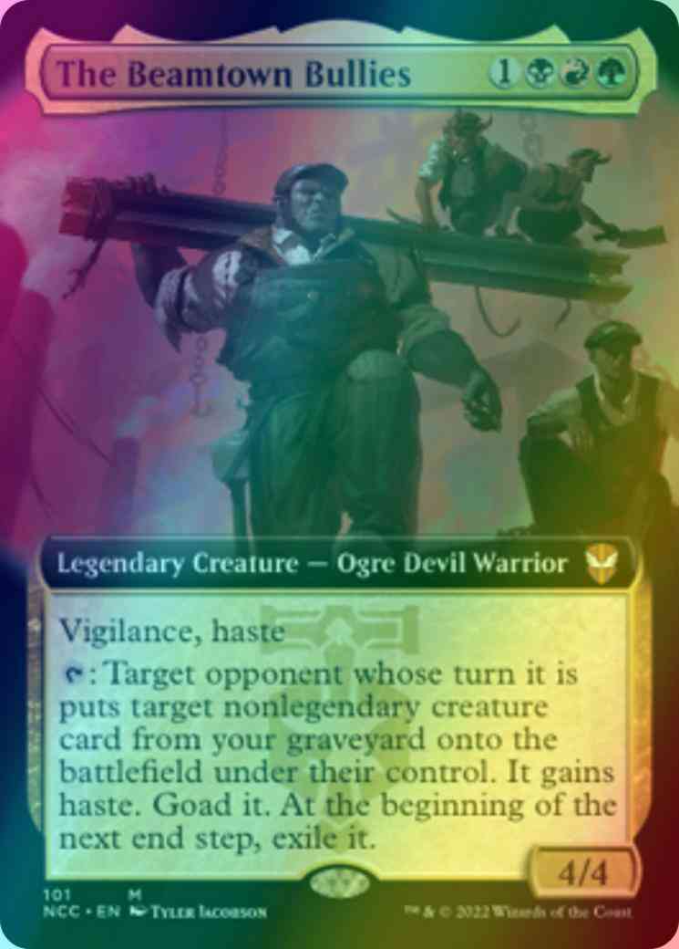 The Beamtown Bullies [101] [Extended Art] [Streets of New Capenna: Commander] [Foil]