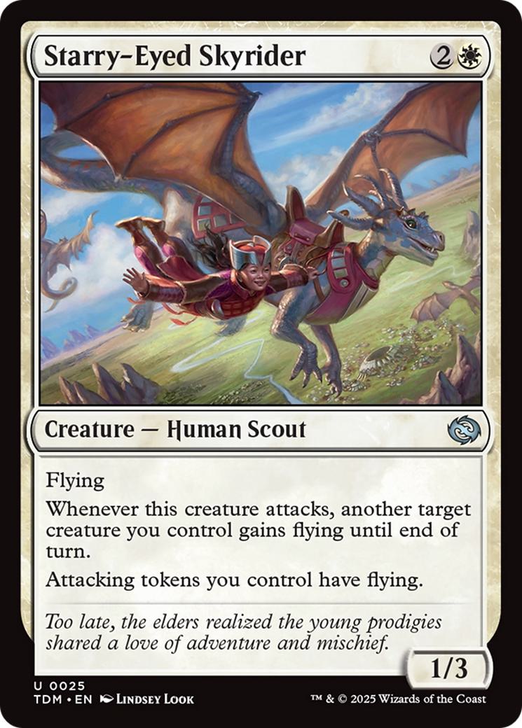 Starry-Eyed Skyrider [25] [Tarkir: Dragonstorm] [Non-Foil]