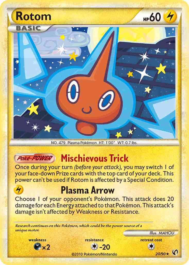 Rotom - 20/90 - Rare [hgss3-20] [Reverse Holo]