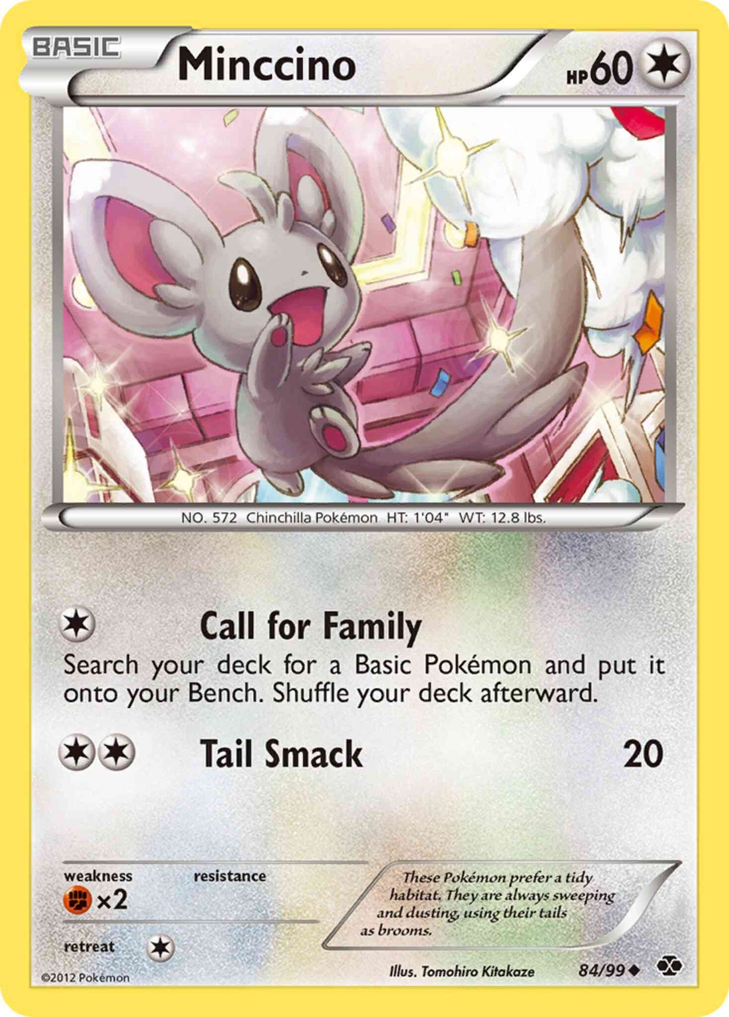 Minccino - 84/99 - Uncommon [bw4-84] [Reverse Holo]