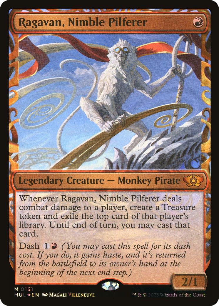 Ragavan, Nimble Pilferer [151] [Planar Showcase] [Multiverse Legends] [Halo Foil]