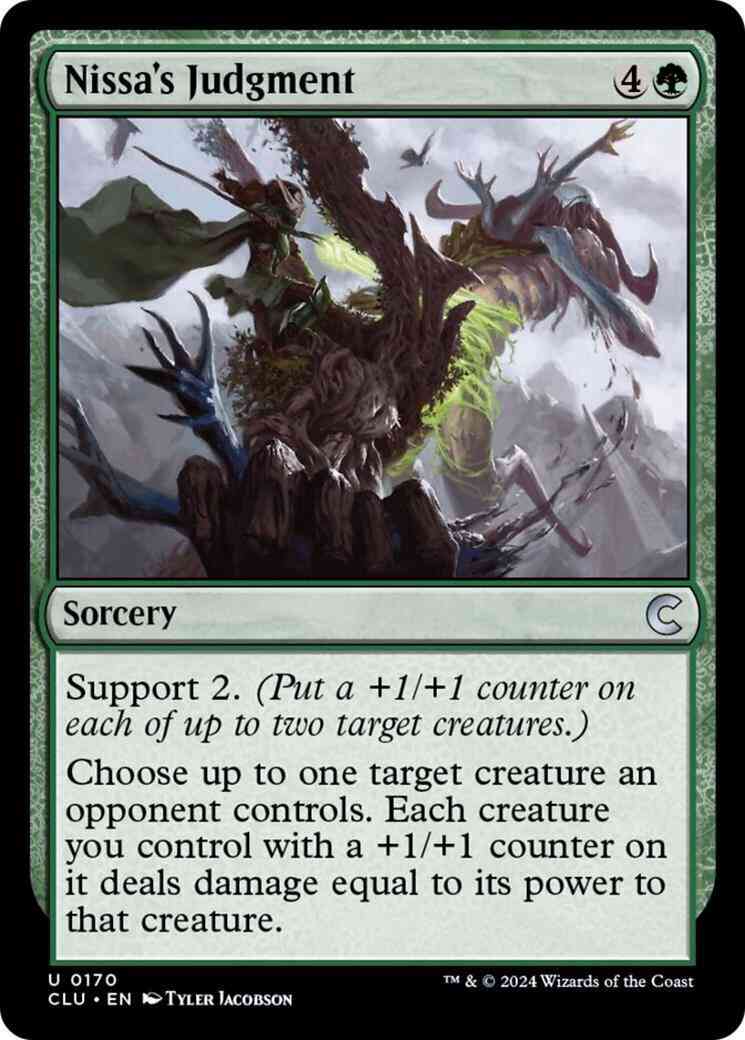 Nissa's Judgment [170] [Ravnica: Clue Edition] [Non-Foil]
