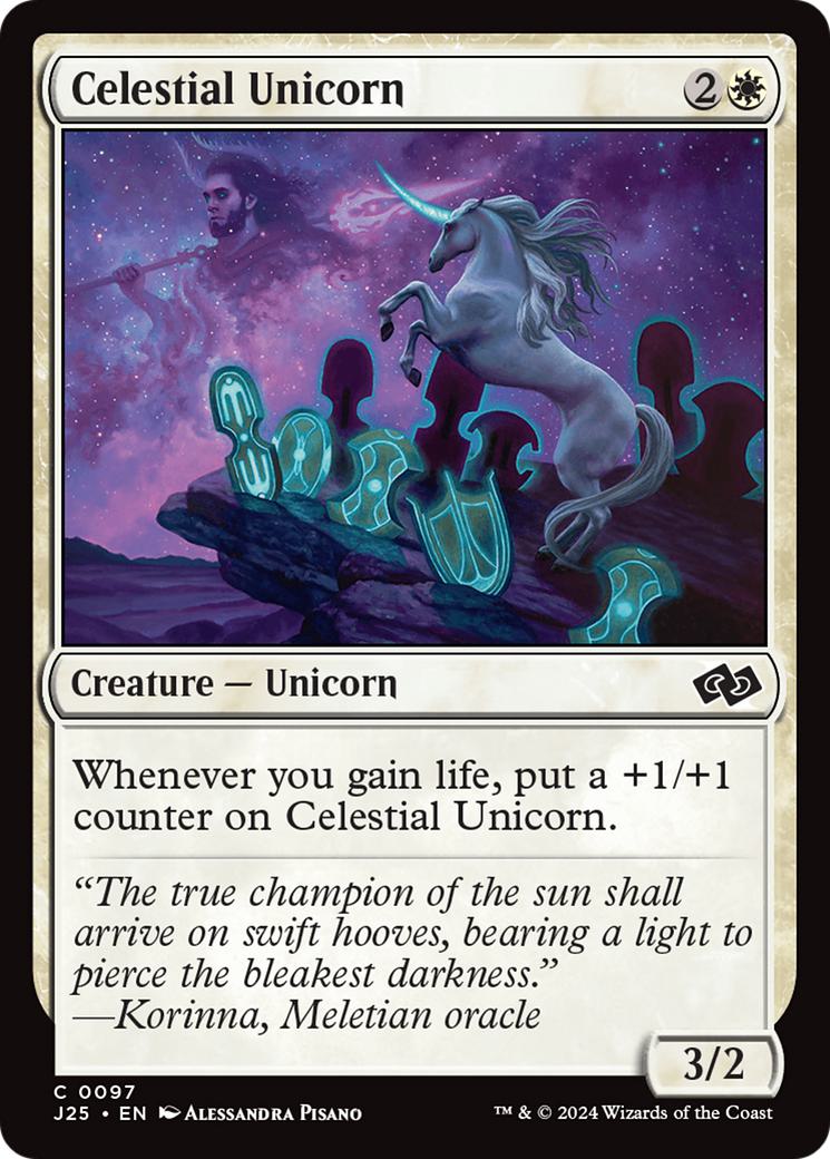 Celestial Unicorn [97] [Foundations: Jumpstart] [Non-Foil]