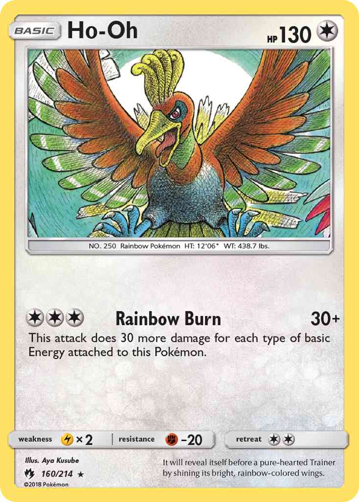 Ho-Oh - 160/214 - Rare [sm8-160] [Non-Holo]