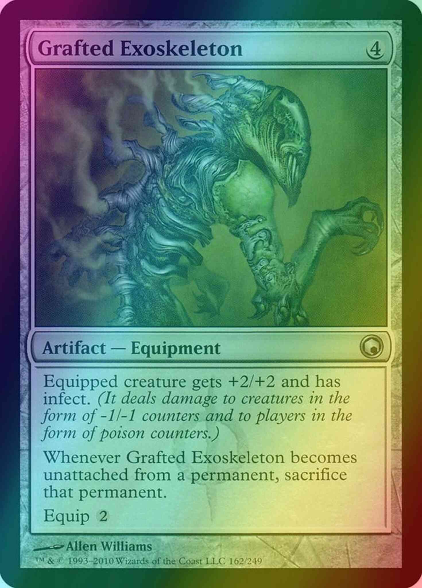 Grafted Exoskeleton [162] [Scars Of Mirrodin] [Foil] – Face to