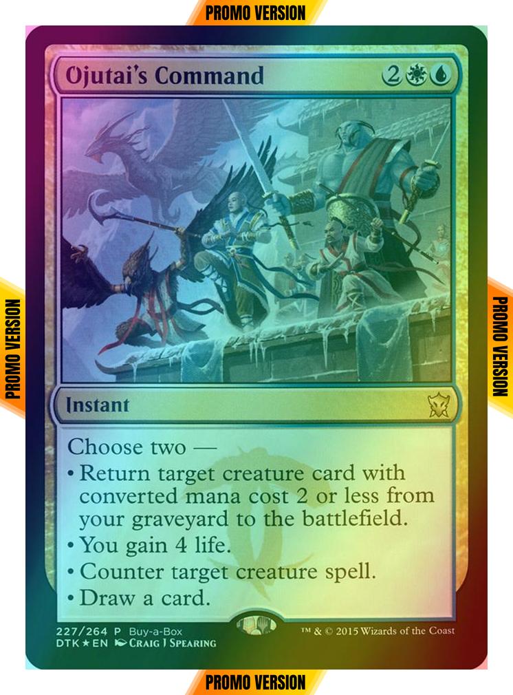 Ojutai's Command [227] [Buy a Box] [Dragons of Tarkir Promos] [Foil]