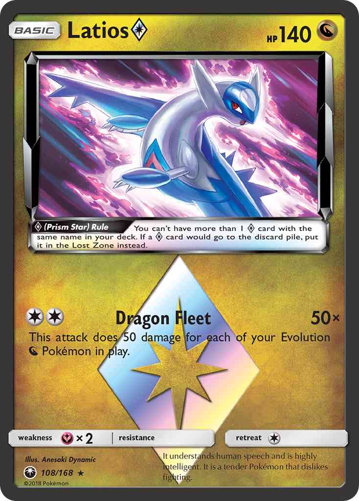 Latios ◇ - 108/168 - Rare Holo [sm7-108] [Holo]