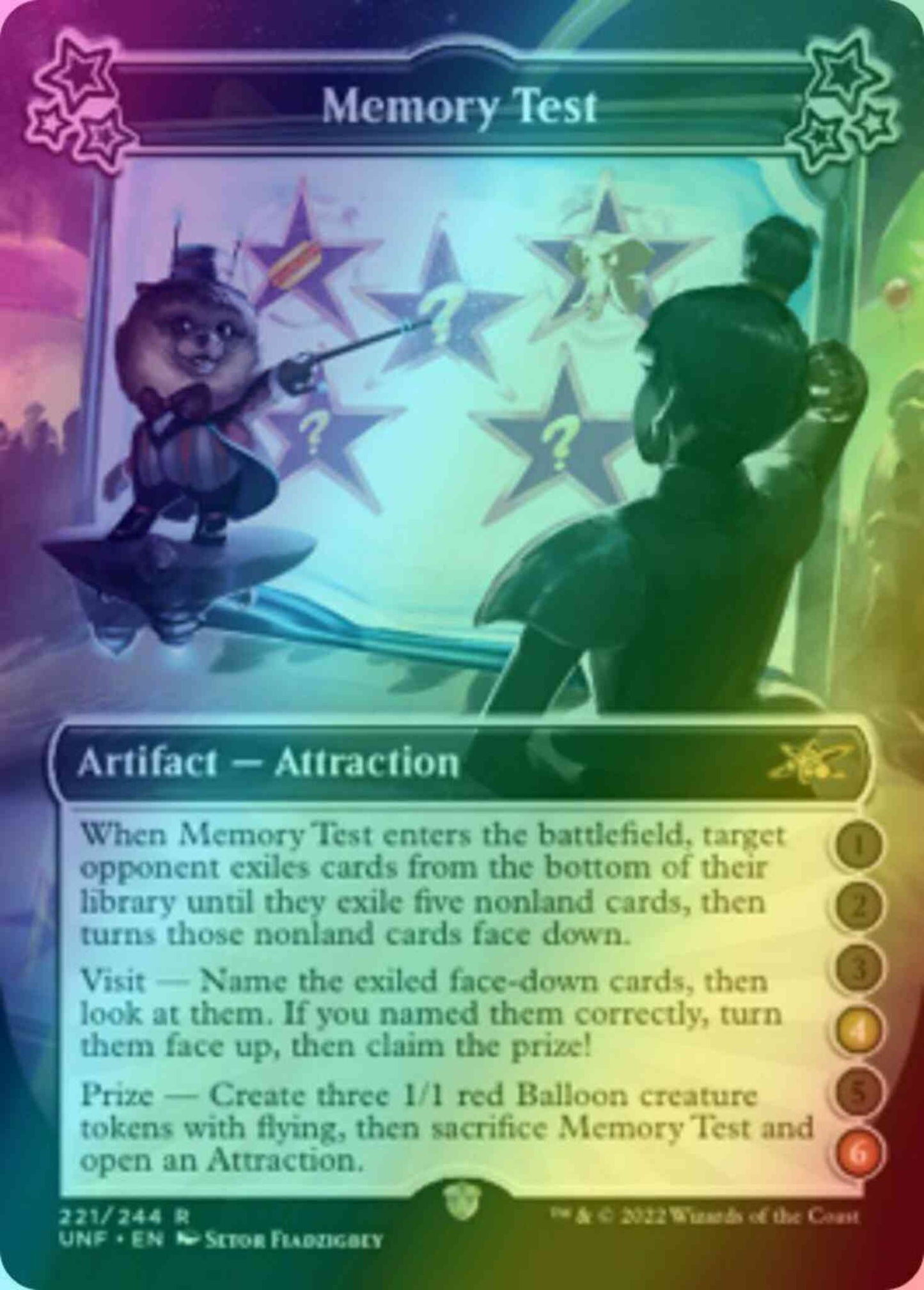 Memory Test (4/6) [221a] [Borderless] [Unfinity] [Foil]