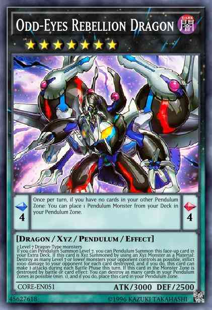 Odd-Eyes Rebellion Dragon - CORE-EN051 - Secret Rare - Unlimited