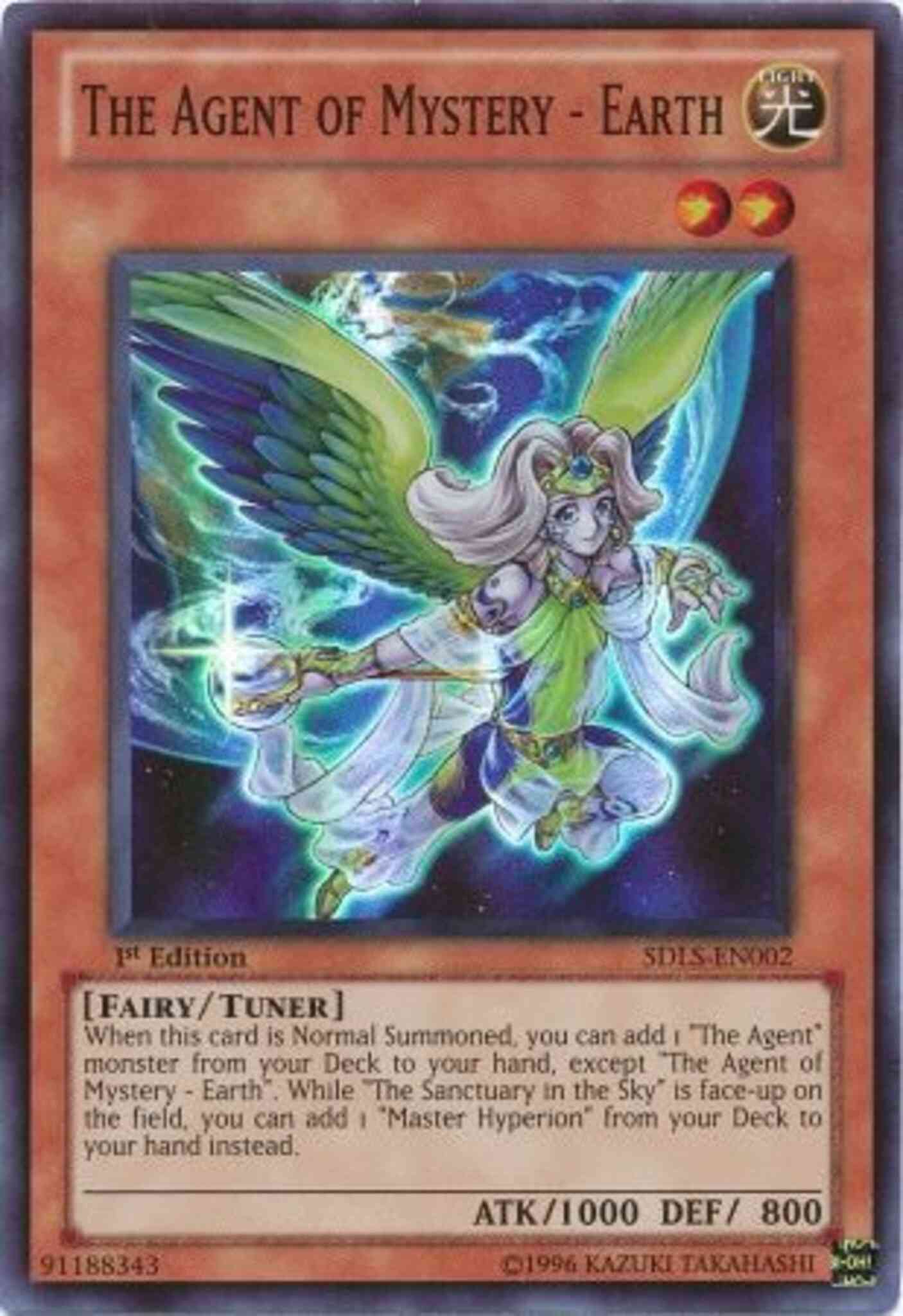 The Agent of Mystery - Earth - SDLS-EN002 - Super Rare - 1st Edition