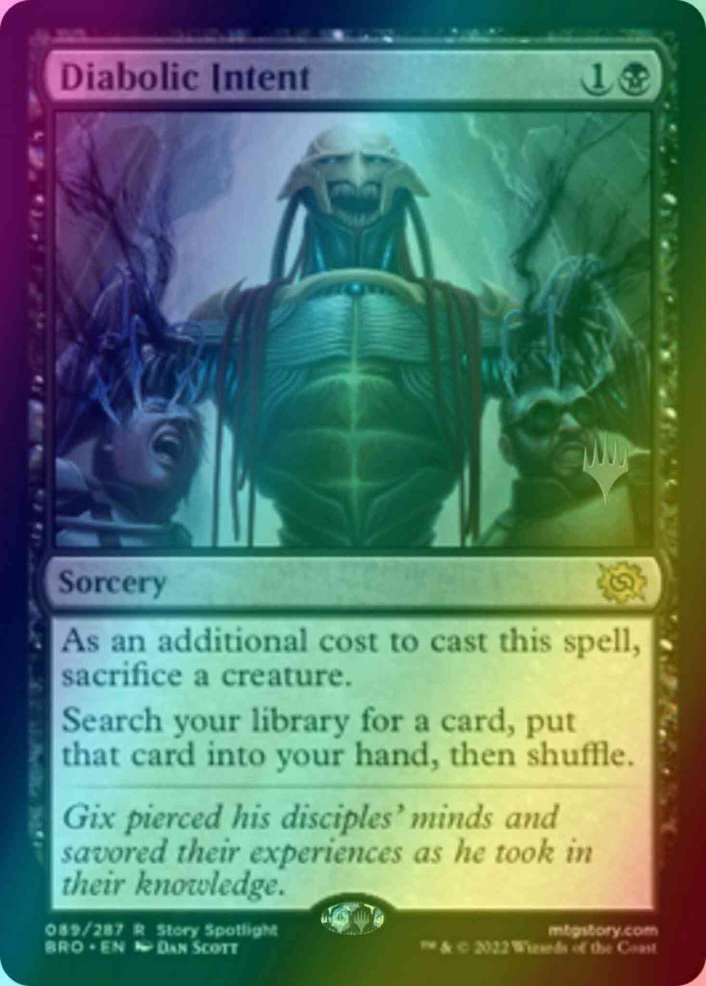Diabolic Intent [89p] [Promo Pack] [The Brothers' War: Promos] [Foil]