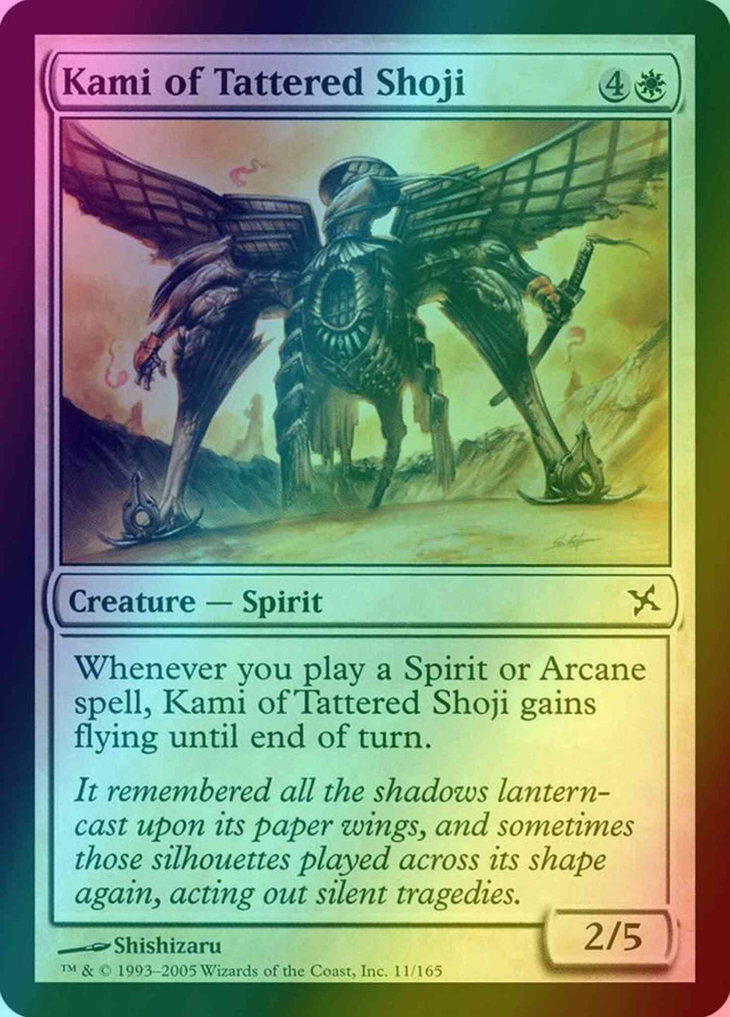 Kami of Tattered Shoji [11] [Betrayers of Kamigawa] [Foil]