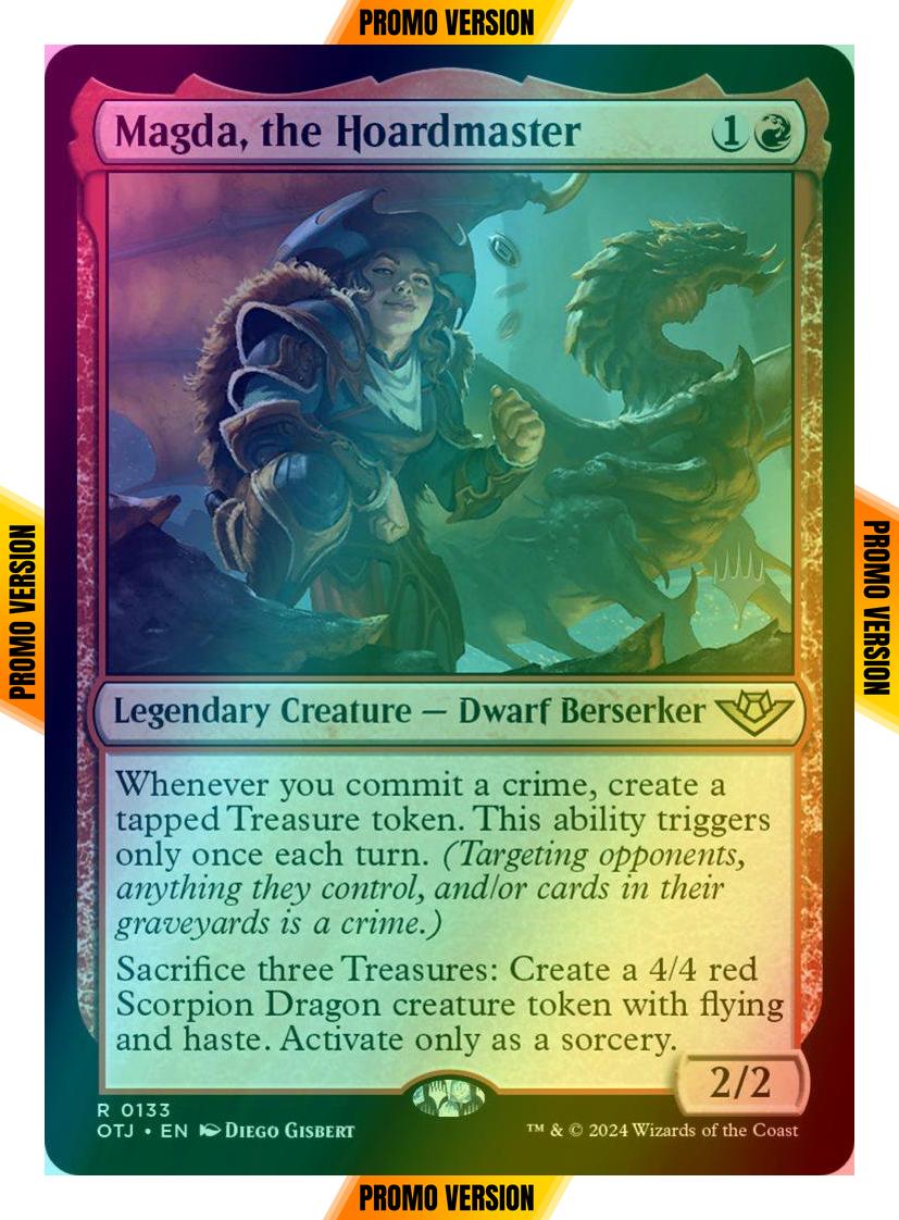 Magda, the Hoardmaster [133p] [Promo Pack] [Outlaws of Thunder Junction: Promos] [Foil]